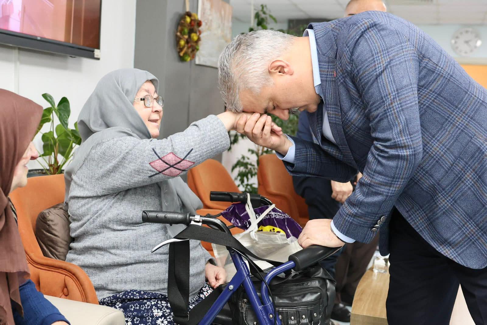 Neriman Çilingir Huzurevi Müdürlüğü'müze Ramazan Bayramı Ziyareti Gerçekleştirildi.
