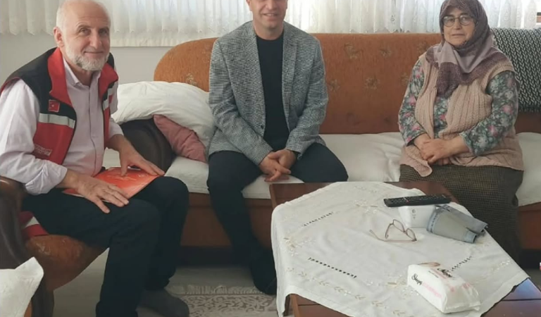 Aziz Şehidimiz Sabri Tütünci'nin Değerli Eşi Şehnaz Tütünci Hanesinde Ziyaret Edildi.