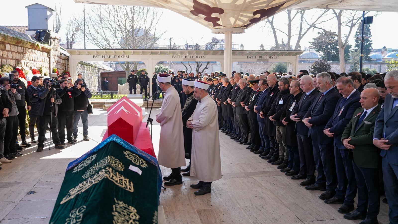 İstanbul’da Şehit Olan Polis Memurumuz Mustafa Aydın Son Yolculuğuna Uğurlandı