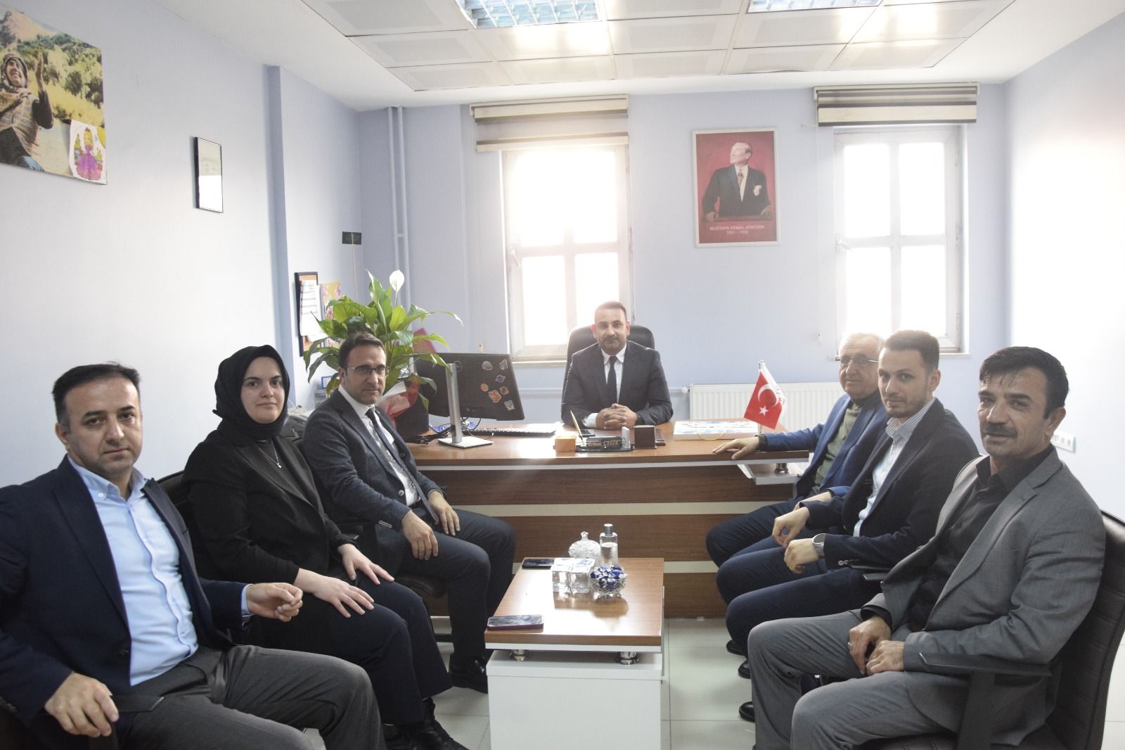 ŞÖNİM Müdürü Erhan Çelik’e Hayırlı Olsun Ziyareti