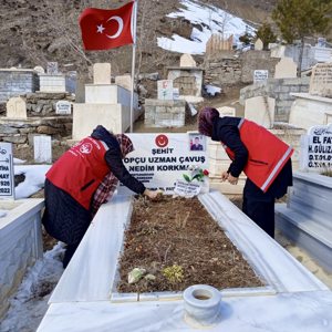 18 Mart Çanakkale Zaferi ve Şehitleri Anma Günü Kapsamında Şehit Kabirleri Ziyaret Edildi - fotoğraf 1