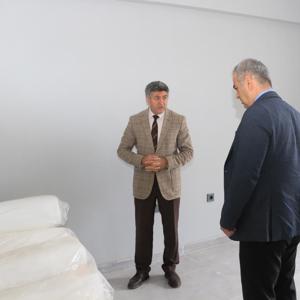 İL MÜDÜRÜMÜZ SAYIN ERGÜN HAZARBABA ENGELSİZ YAŞAM BAKIM,REHABİLİTASYON VE AİLE DANIŞMA MERKEZİNDE DEVAM EDEN İNŞAAT ÇALIŞMALARINI İNCELEDİ - fotoğraf 2