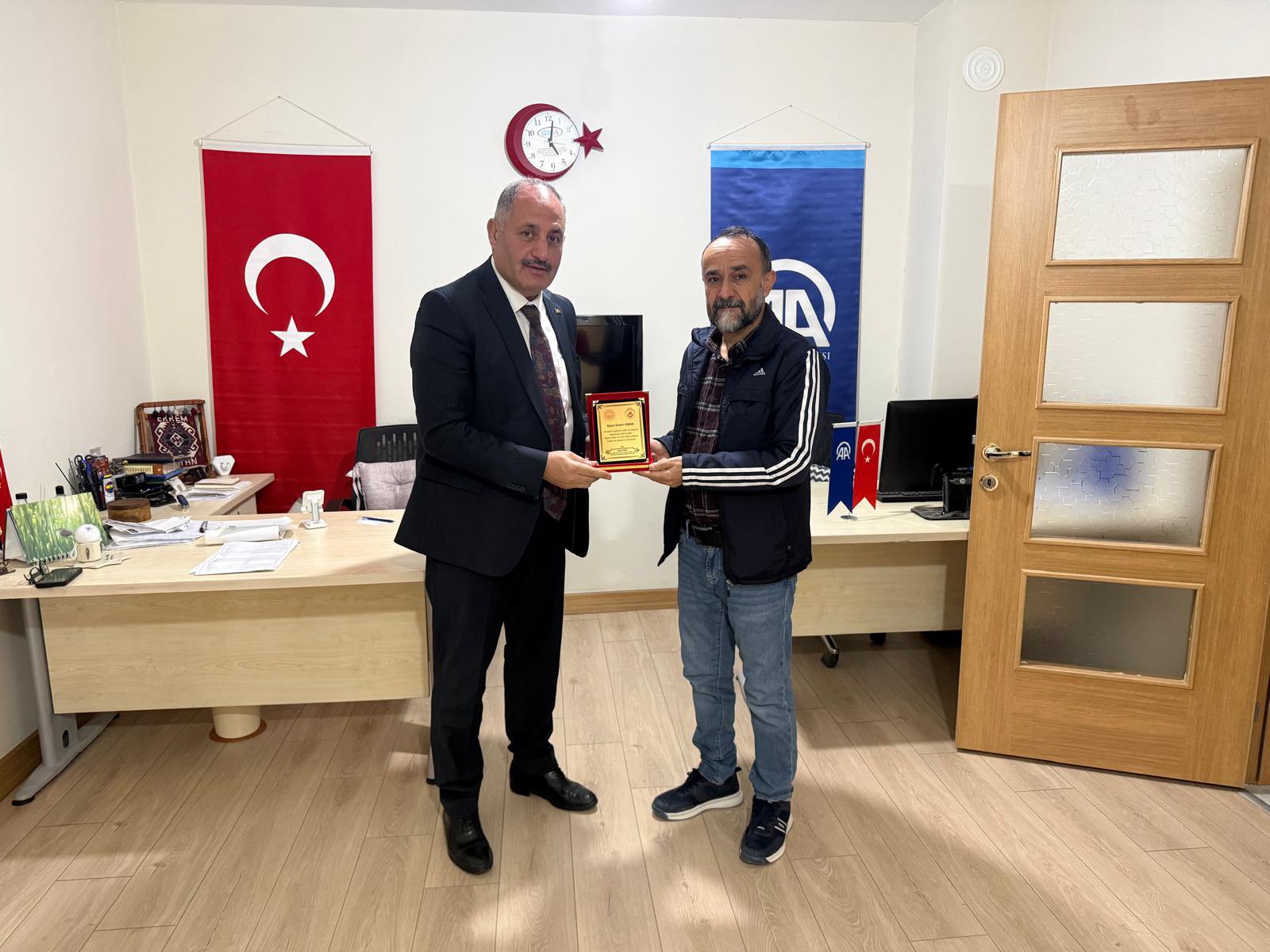 Anadolu Ajansı 106 Yaşında: İl Müdürümüzden Anlamlı Ziyaret