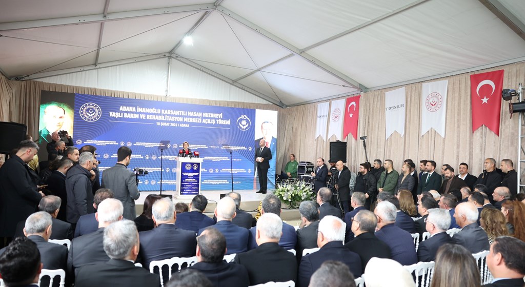 Aile ve Sosyal Hizmetler Bakanımız Göktaş, Adana'da huzurevi açılışında konuştu: