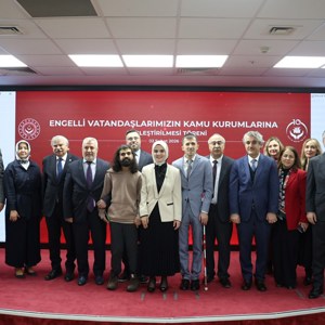 Aile ve Sosyal Hizmetler Bakanımız Göktaş, "Engelli Vatandaşların Kamu Kurumlarına Yerleştirilmesi Töreni"nde konuştu - fotoğraf 2