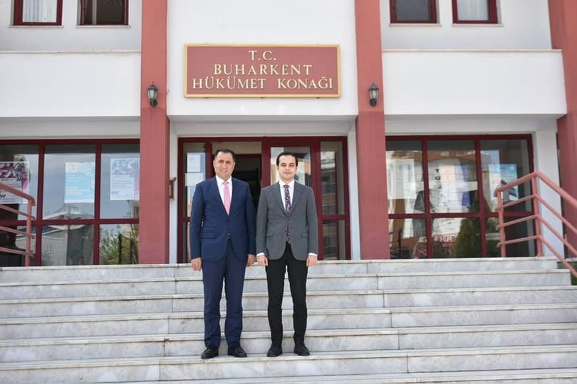 İl Müdürümüz İlkay Türkoğlu, Buharkent Kaymakamımız Sn. Abdullah Emre Özefe’yi Makamında Ziyareti