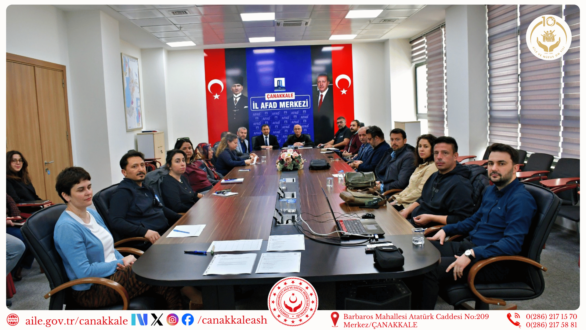 Afet Psikososyal Destek Çözüm Ortakları Koordinasyon Toplantısı Gerçekleştirildi