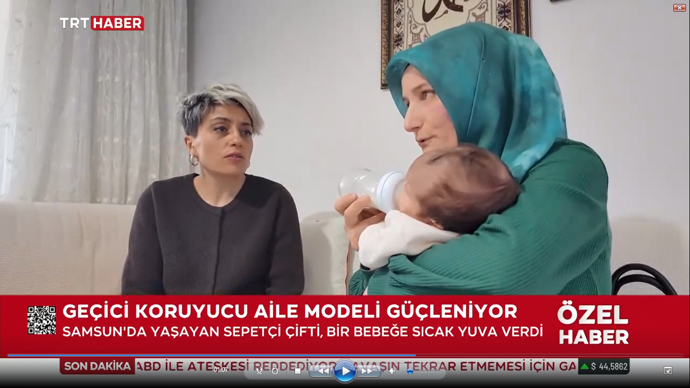 Sevgiyle Büyüyen Gelecek: Geçici Koruyucu Aile Modeliyle 101’inci Bebek Sıcak Yuvada