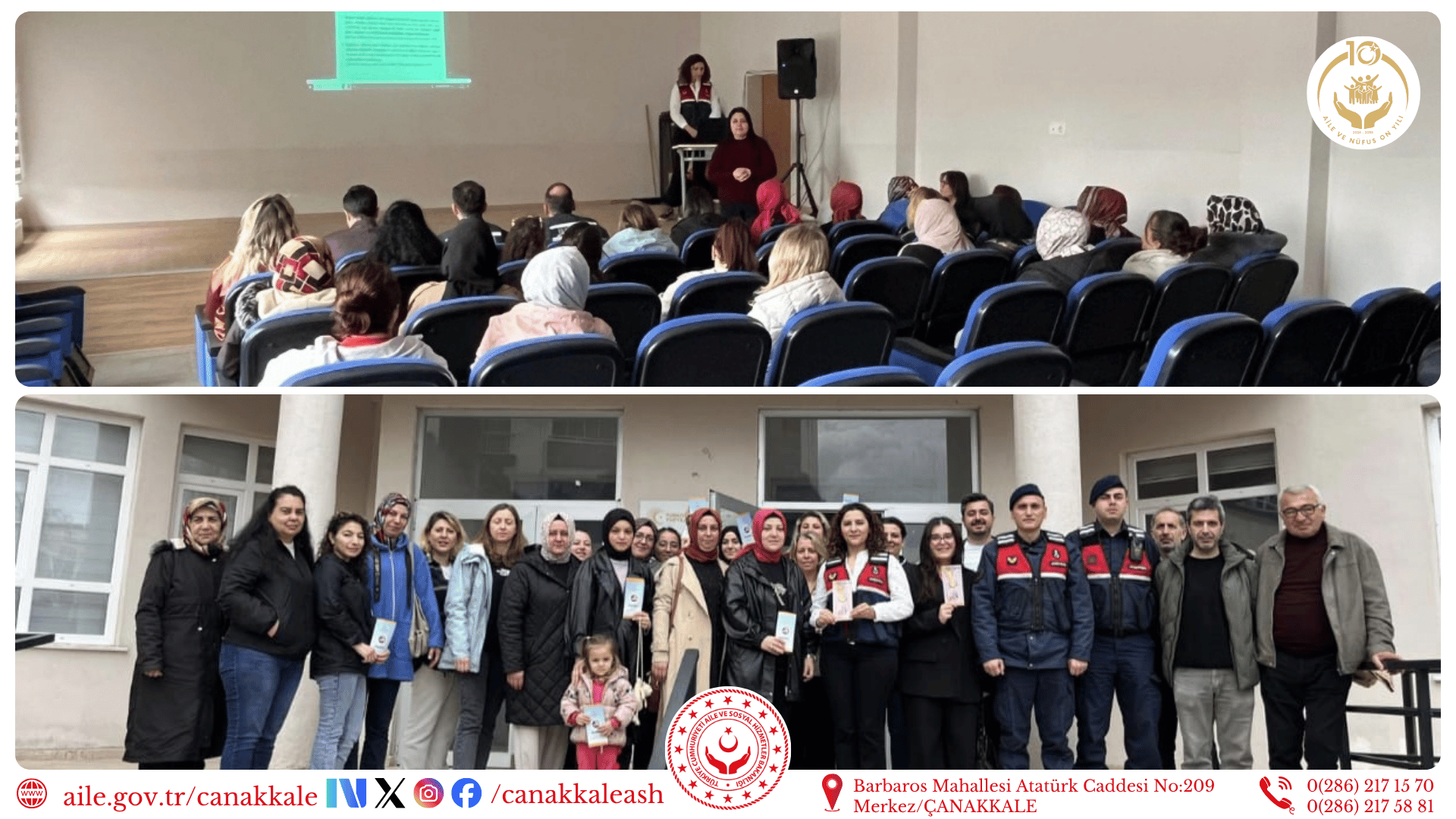 “Şiddetsiz Yarınlara” Projesi Kapsamında Farkındalık Eğitimleri Gerçekleştirildi