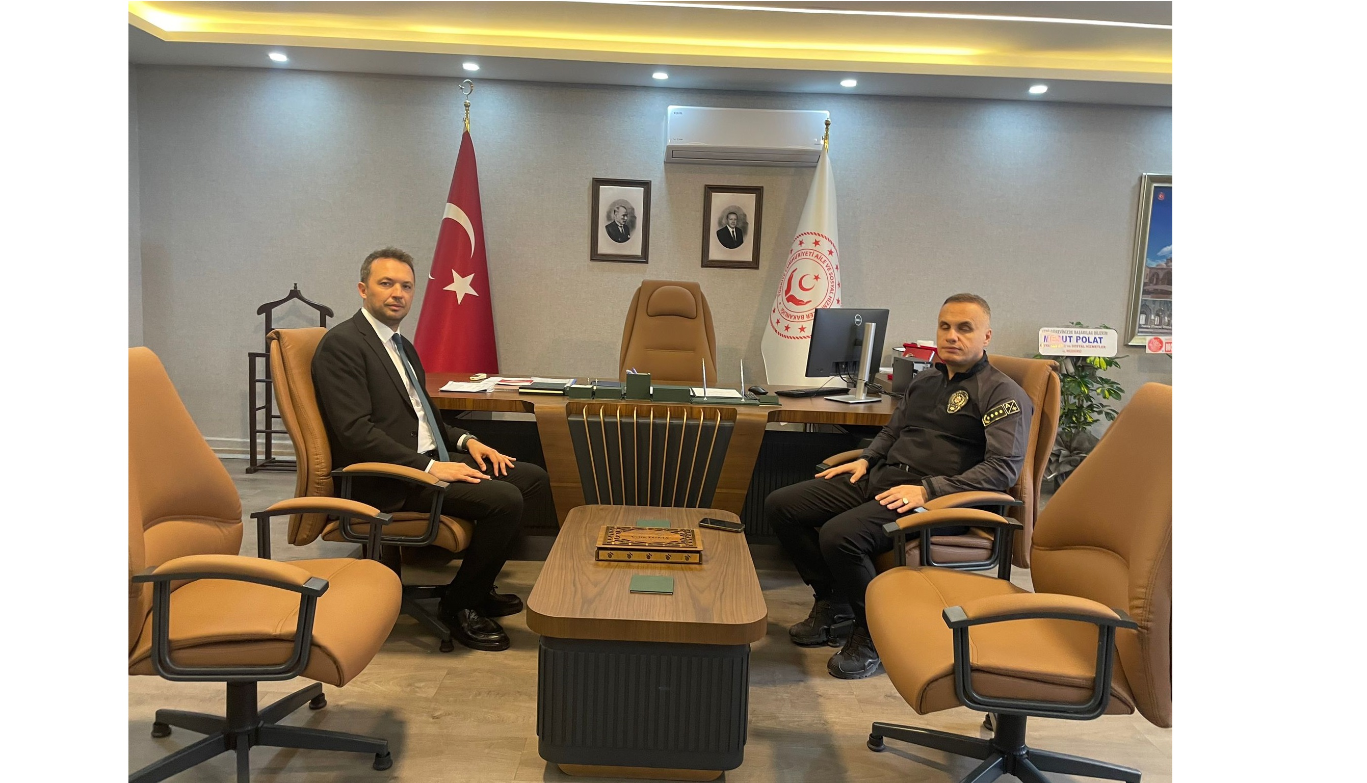 Kilis İl emniyet Müdürümüz Aykut Korkmaz`ı İl Müdürlüğümüzde ağırladık.