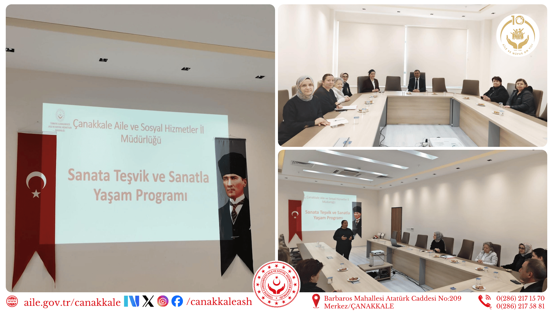 Sanata Teşvik ve Sanatla Yaşam Programı Kapsamında Anlamlı Buluşma 🎨