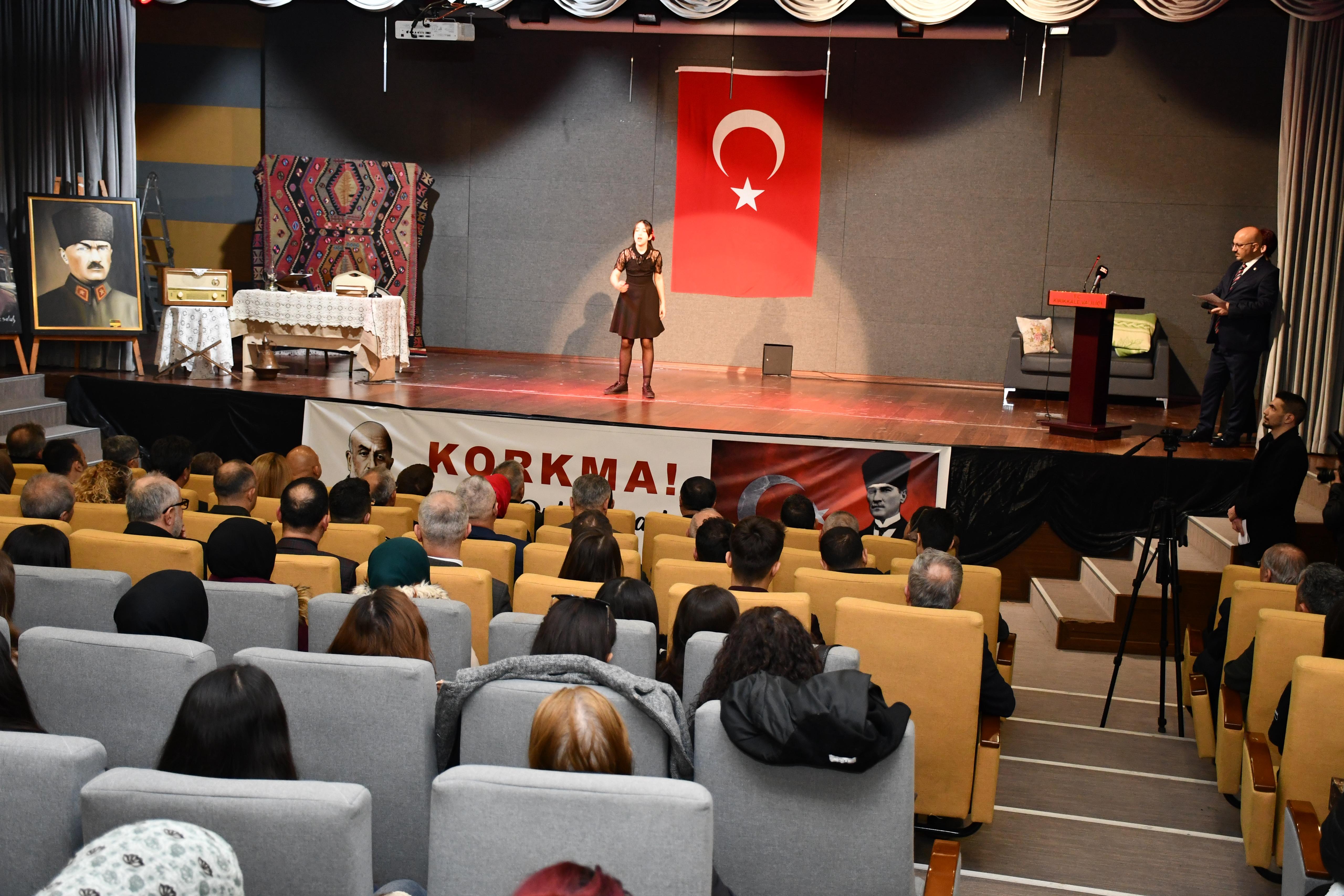 Valimiz Sayın H. Engin SARIİBRAHİM’in teşrifleriyle, “İstiklâl Marşı’nın Kabulü ve Mehmet Âkif Ersoy’u Anma Günü” kapsamında program düzenlendi.