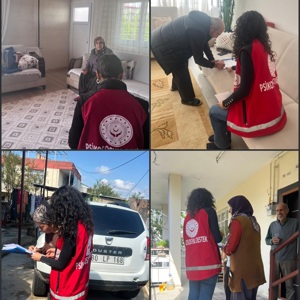 Kadirli Sosyal Hizmet Merkezi Evde Bakım Birimi tarafından ailelere yönelik rehberlik ve bilgilendirme çalışmaları gerçekleştirilmiştir. - fotoğraf 1