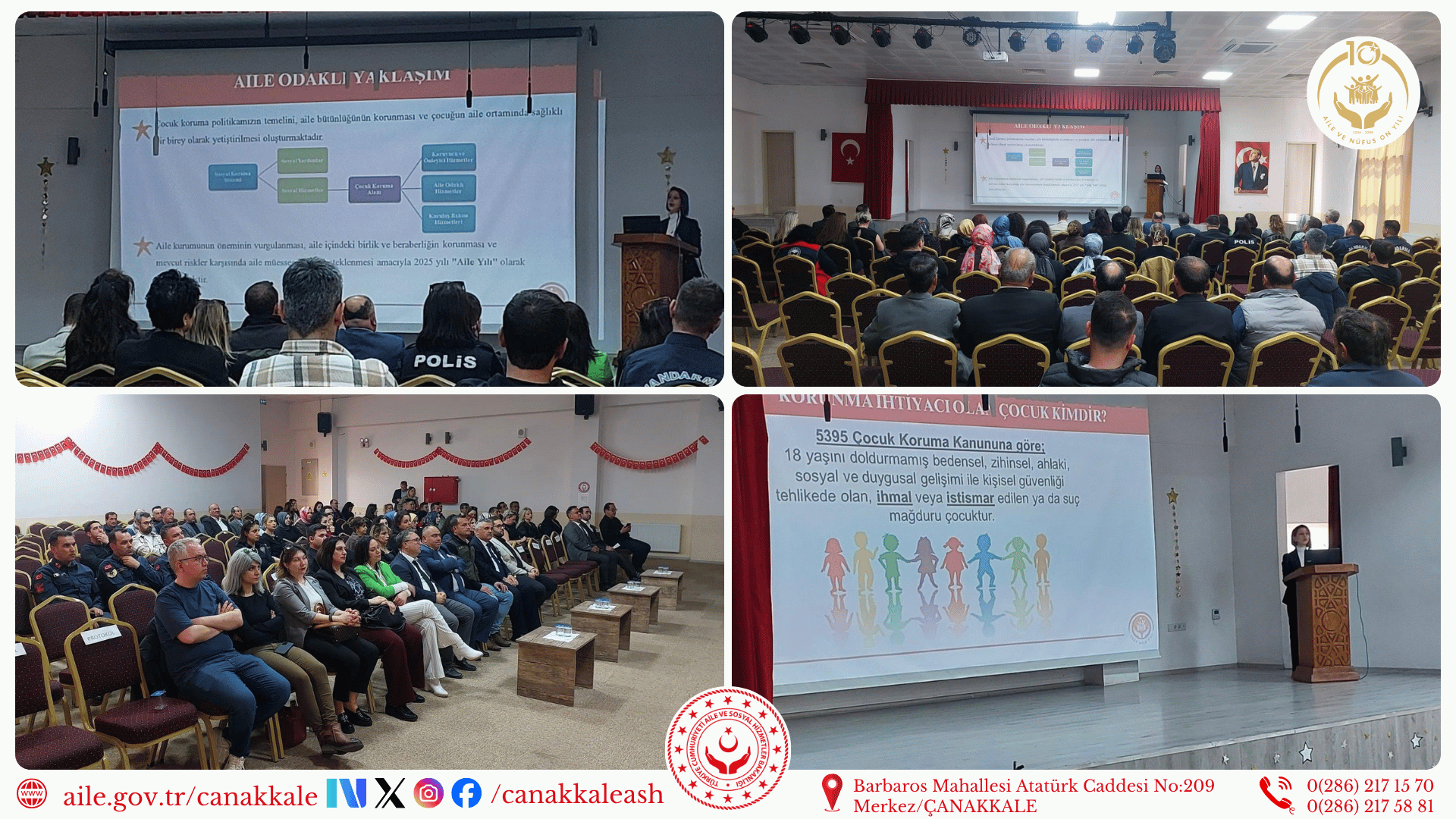 Lapseki Kaymakamlığında Koruyucu Aile Tanıtım Programı Gerçekleştirildi