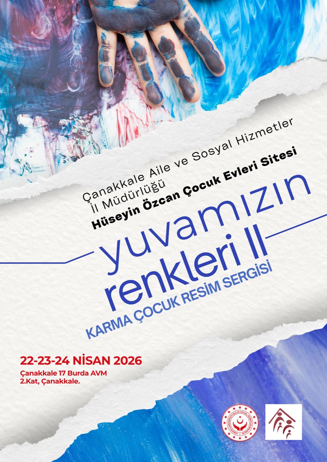 “Yuvamızın Renkleri II” Karma Çocuk Resim Sergisi Açılıyor