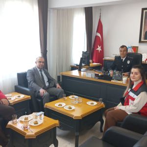Sosyal Hizmet Merkezlerinden İlçe Emniyet Müdürlüklerine Ziyaret - fotoğraf 1