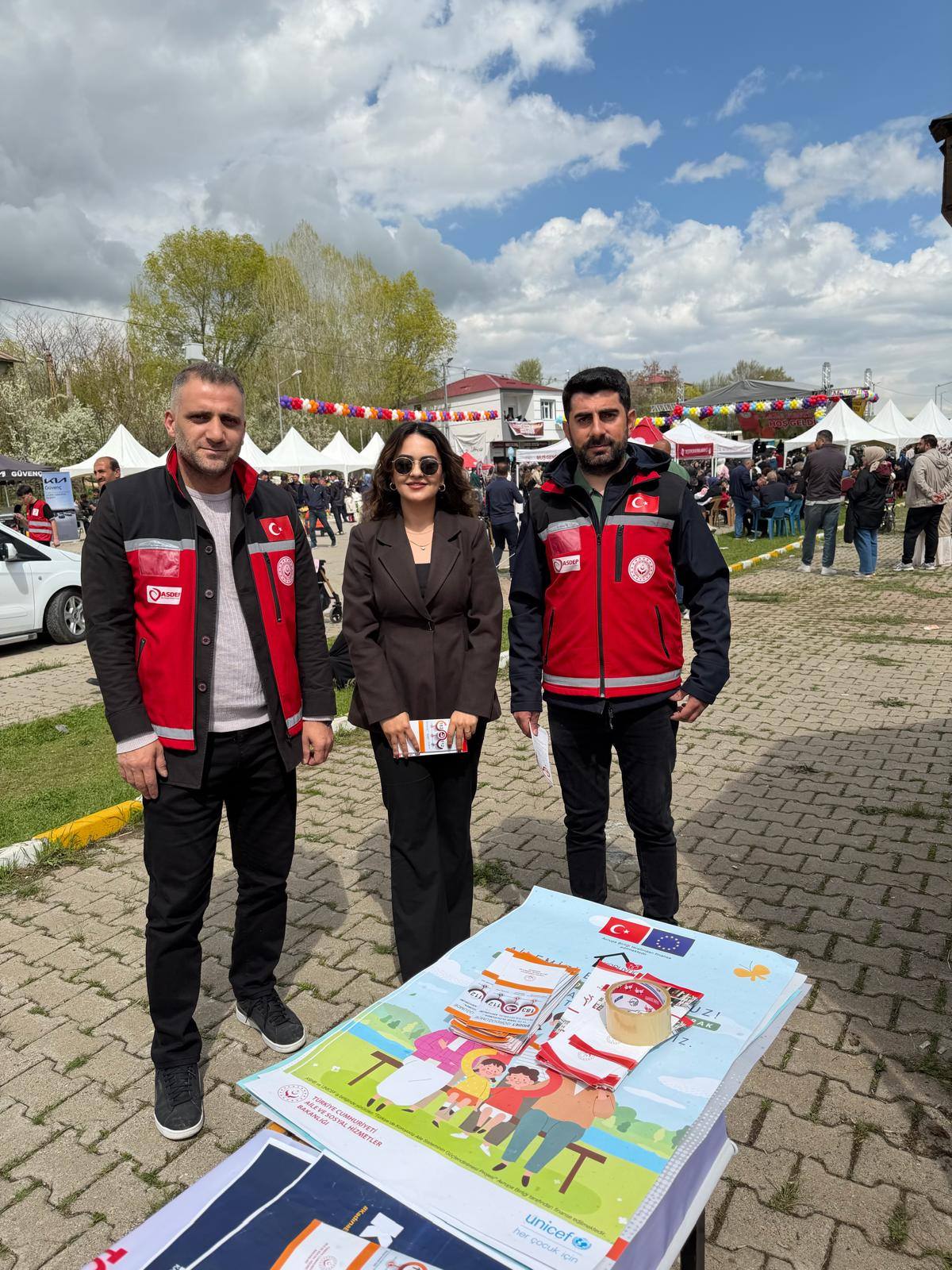 Korkut 8. Lale Festivali’nde Sosyal Hizmet Merkezi Tanıtım Standı Açıldı