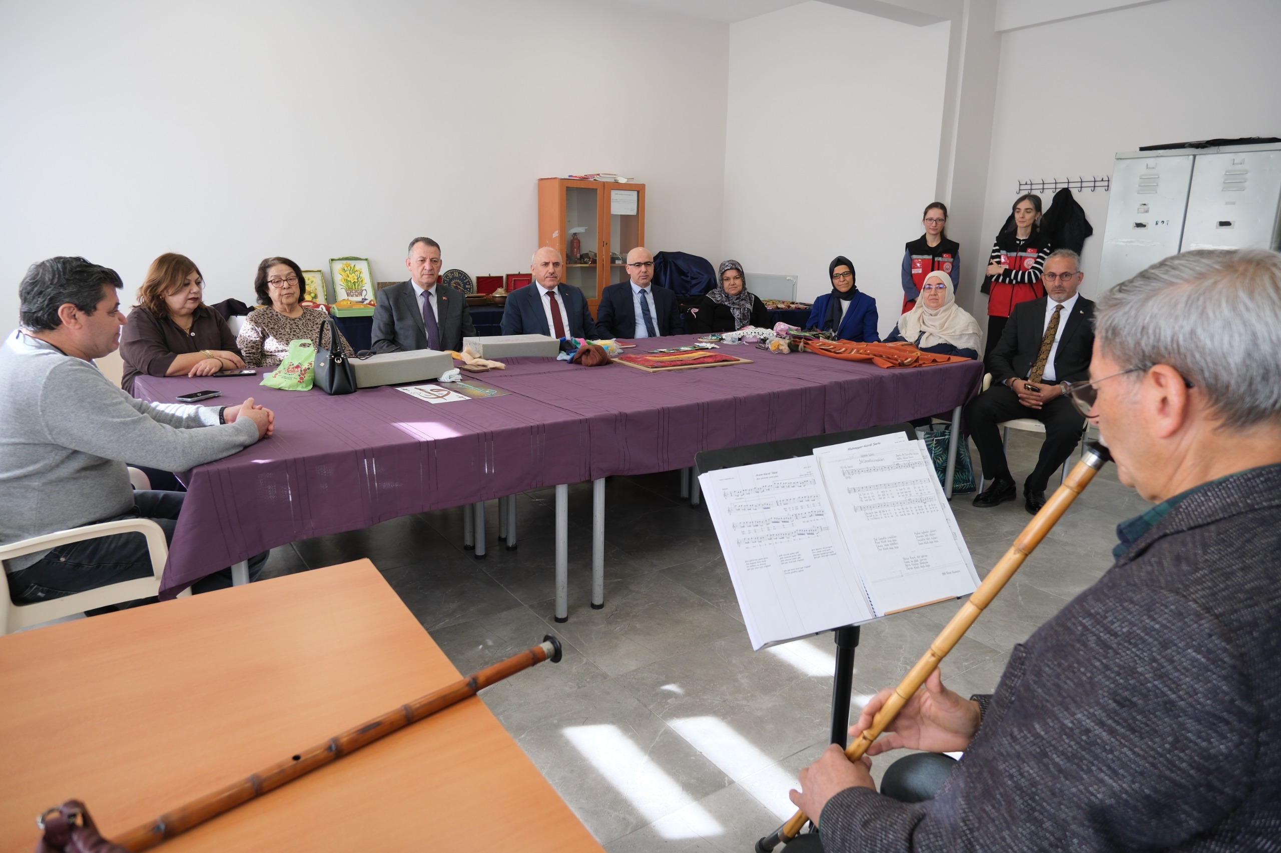 “Sanata Teşvik ve Sanatla Yaşam Programı”na Ziyaret Gerçekleştirildi