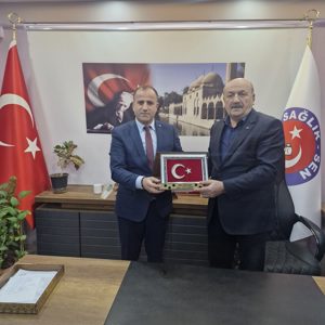 İl Müdürümüz Fatih YILMAZ, Türk Sağlık-Sen Şanlıurfa Şube Başkanlığını Ziyaret Etti. - fotoğraf 2
