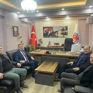 İl Müdürümüz Fatih YILMAZ, Türk Sağlık-Sen Şanlıurfa Şube Başkanlığını Ziyaret Etti. - fotoğraf 1