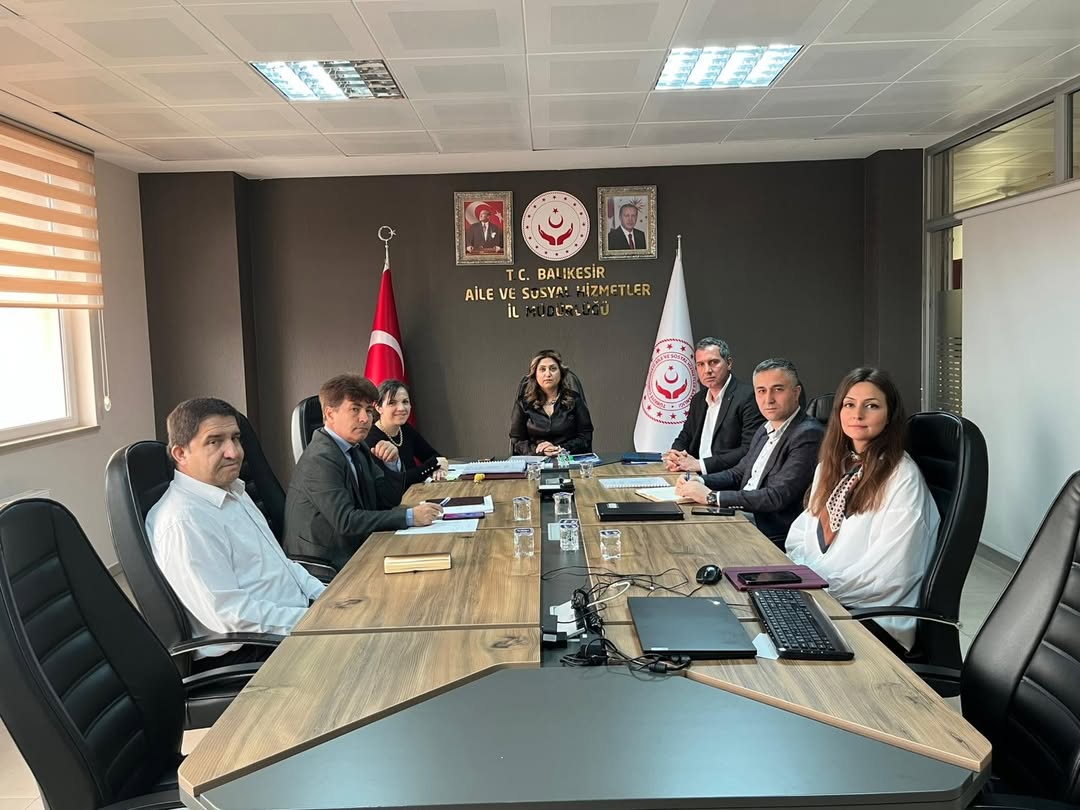 İl Müdürlüğü İş ve İşlemleri ile Sosyal Risk Haritası Değerlendirme Toplantısı Gerçekleştirildi