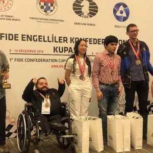 Dünya Satranç Federasyonu (FIDE) Tarafından İlk Kez Düzenlenen "FIDE Engelliler İçin Konfederasyon Kupası" Sona Erdi - fotoğraf 2