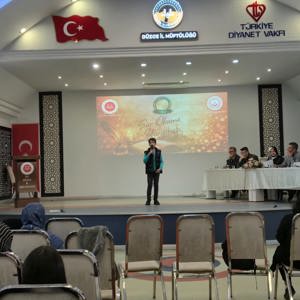 Hadis ve Şiir Okuma Yarışması Düzenlendi. - fotoğraf 6