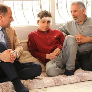 Sevgili Öğrencimiz Ömer GİRGEÇ’e Geçmiş Olsun Ziyareti - fotoğraf 4