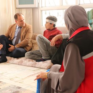 Sevgili Öğrencimiz Ömer GİRGEÇ’e Geçmiş Olsun Ziyareti - fotoğraf 1