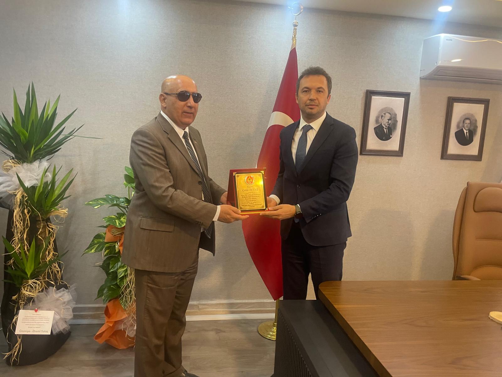 Gazi Albay Murat Cumhur Muhtar ve Dernek Üyeleri İl Müdürlüğümüzü Ziyaret Etti