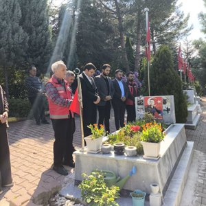 Aziz şehidimiz Muharrem Efendi Dündar’ın kabri ziyaret edildi.  - fotoğraf 2