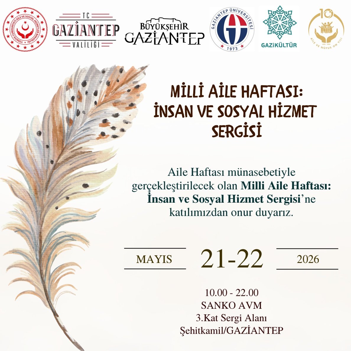 “Milli Aile Haftası: İnsan ve Sosyal Hizmet Sergisi” Ziyaretçilerini Bekliyor