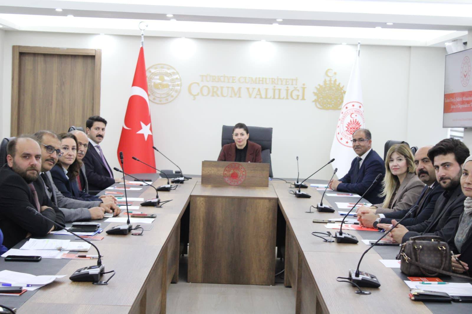 Kadına Yönelik Şiddetle Mücadele İl Koordinasyon, İzleme ve Değerlendirme Komisyonu Toplantısı gerçekleştirildi.