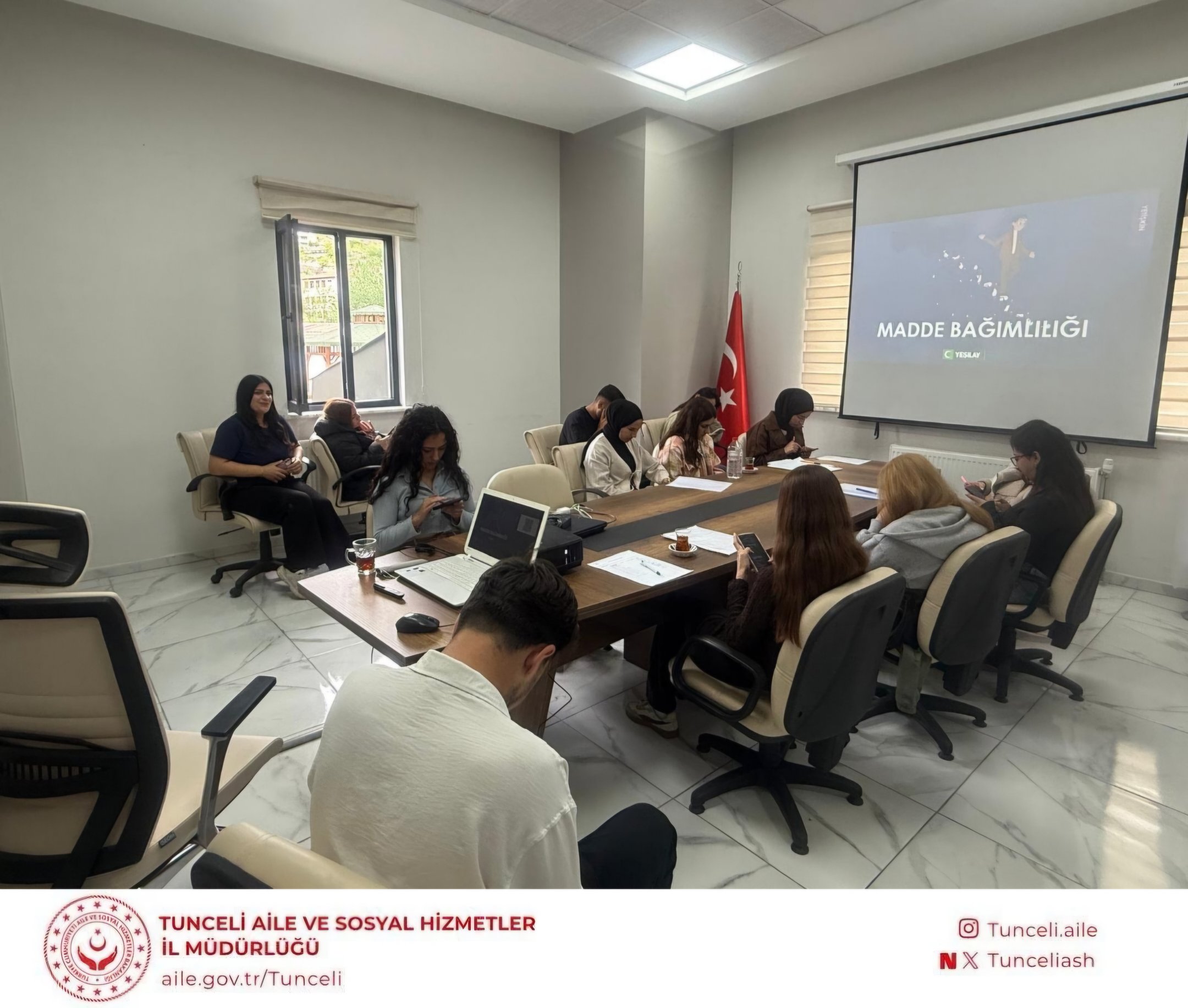Munzur Üniversitesi Öğrencilerine Yönelik “Madde Bağımlılığı” Eğitimi Gerçekleştirildi
