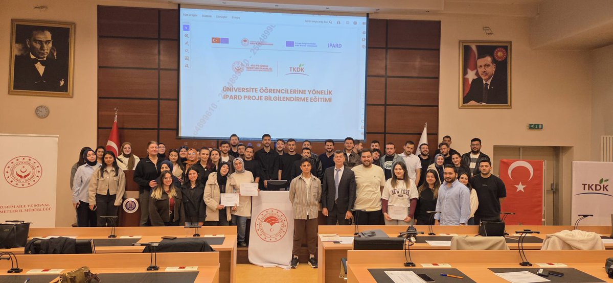 Atatürk Üniversitesi Öğrencilerine IPARD Proje Bilgilendirme Eğitimi
