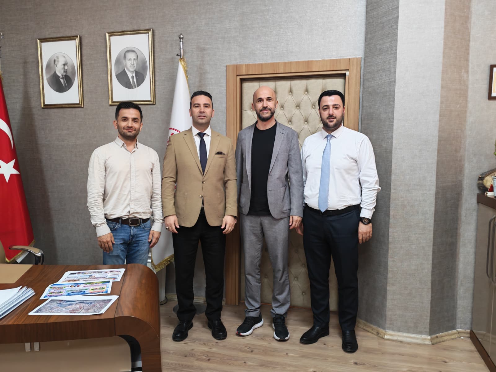 Türkiye Sağırlar Millî Federasyonu’ndan İl Müdürümüz Sayın Umut Zeybek’e Ziyaret