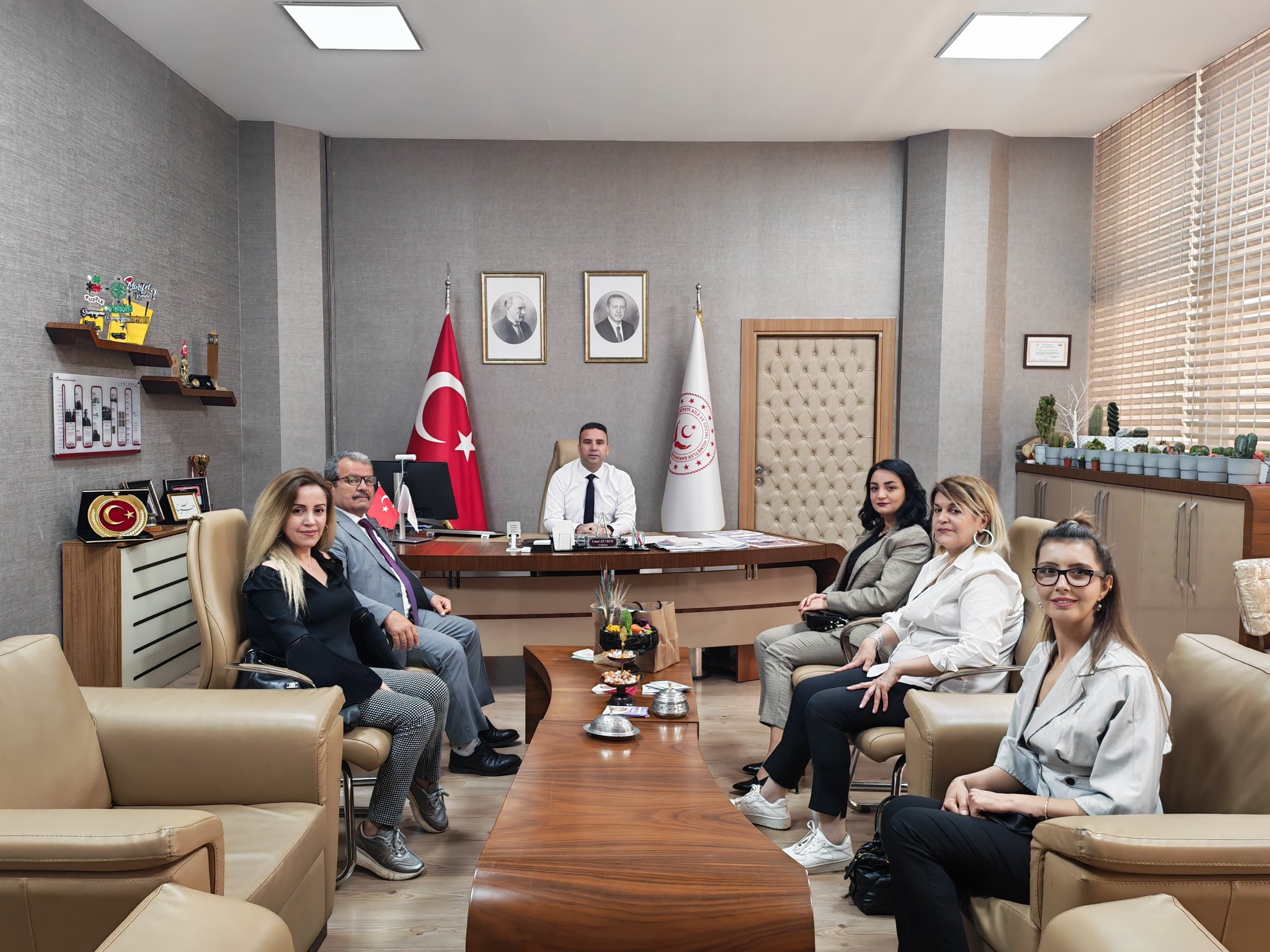 Rışvanlar Federasyonu’ndan İl Müdürümüz Sayın Umut Zeybek’e Ziyaret