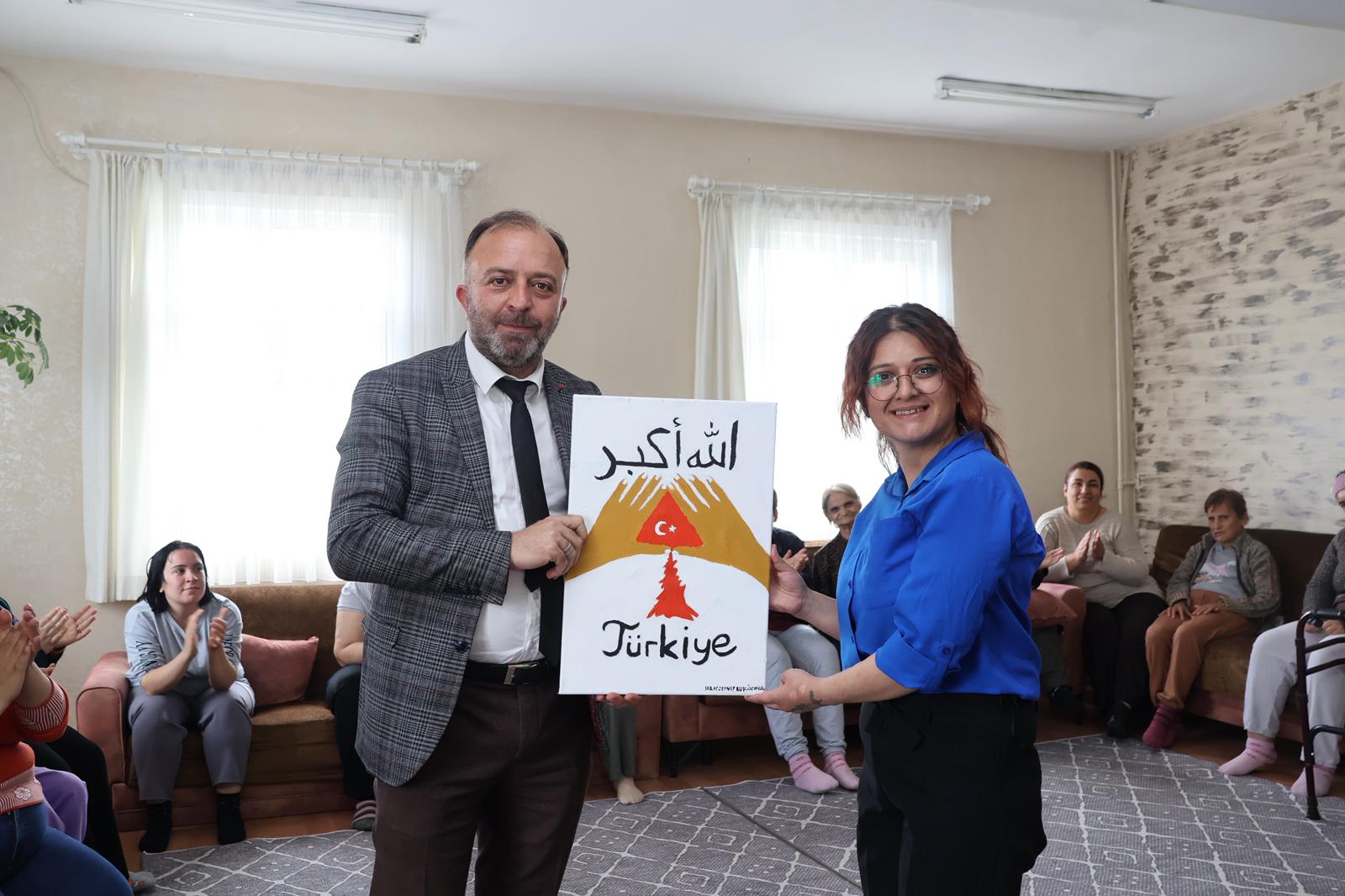 Eldivan Bakım Rehabilitasyon ve Aile Danışma Merkezi’nde Hizmet Alan Engelli Bireylerimizi Ziyaret Ederek Bayramlarını Kutladık.
