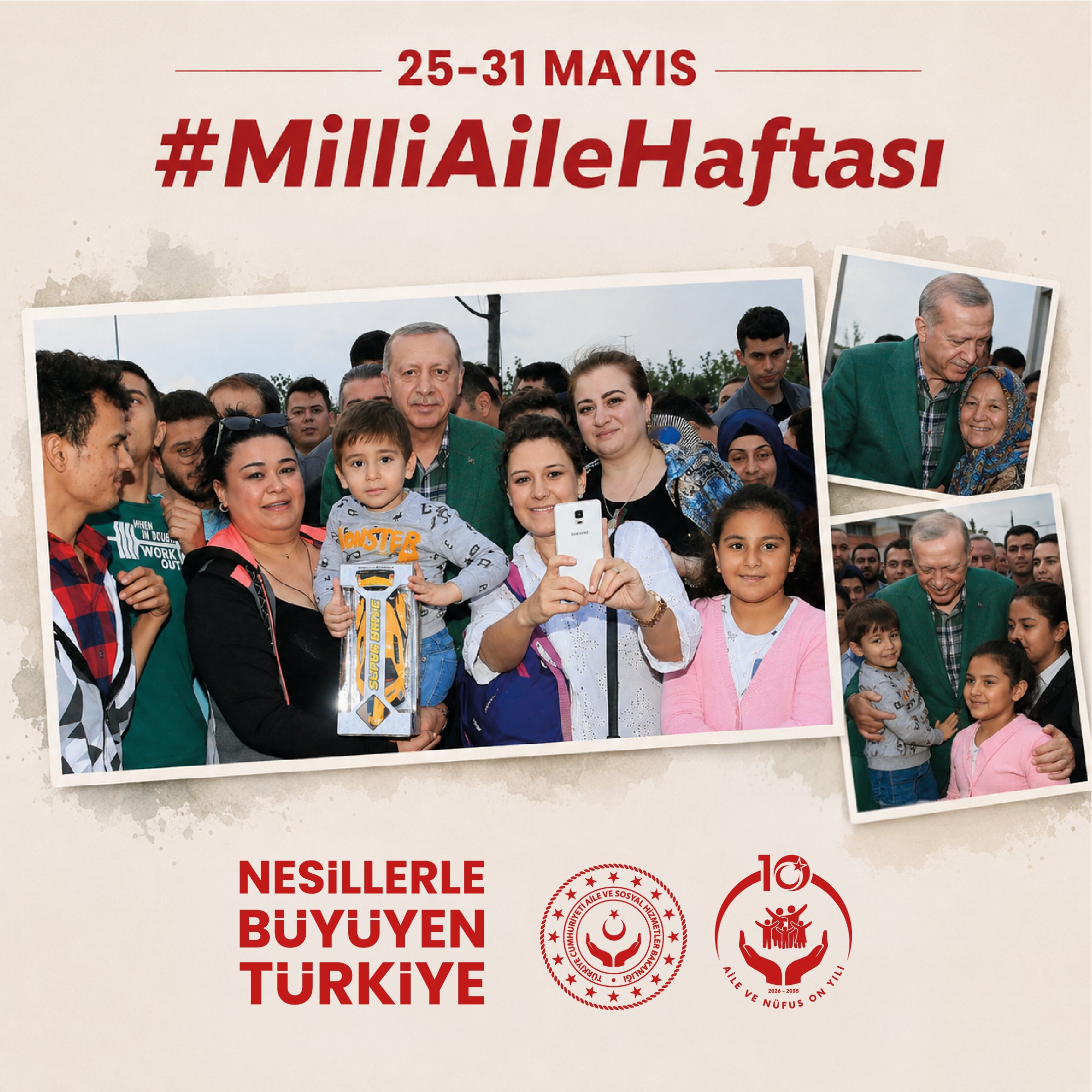 Büyük Türkiye ailemizin Milli Aile Haftası kutlu olsun.