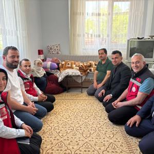 Evde Bakım Hizmetinden Yararlanan Ailelerimizi Ziyaret Ettik - fotoğraf 1