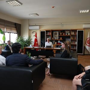 İl Müdürümüz Ömer Turan, Rumeli Üniversitesi Rektörü Prof. Dr. Mustafa Kara’yı Makamında Ziyaret Etti - fotoğraf 1