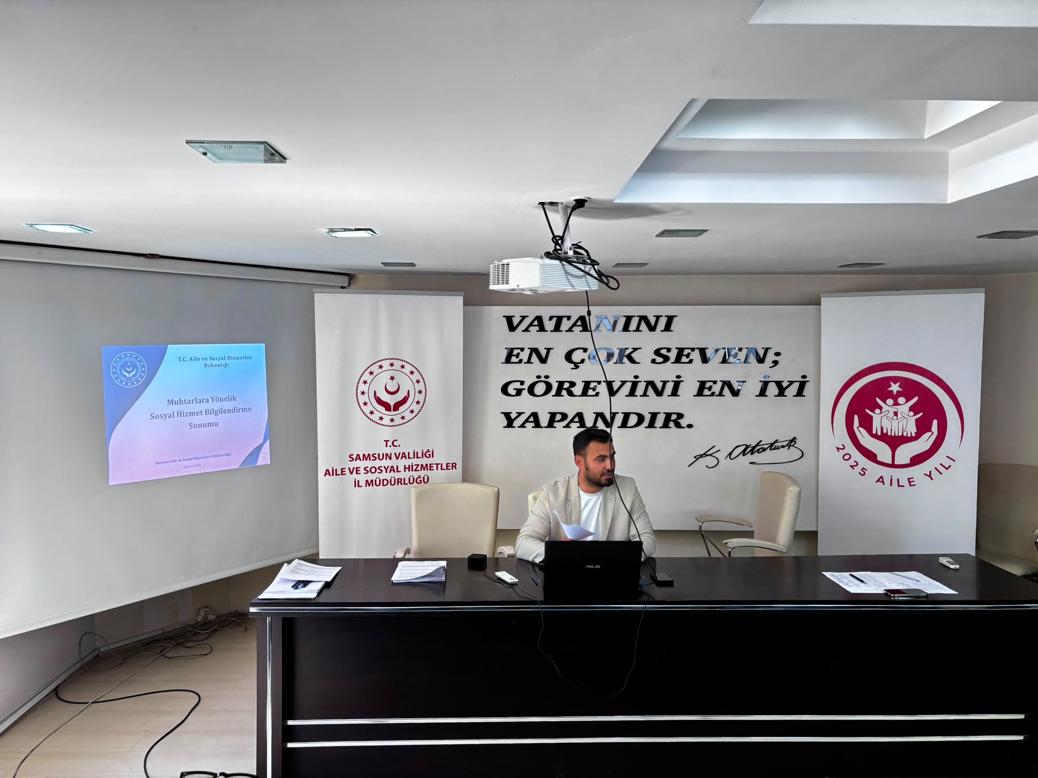 Muhtarlarımızla Sosyal Risklerin Erken Tespitine Yönelik İş Birliğimizi Güçlendiriyoruz