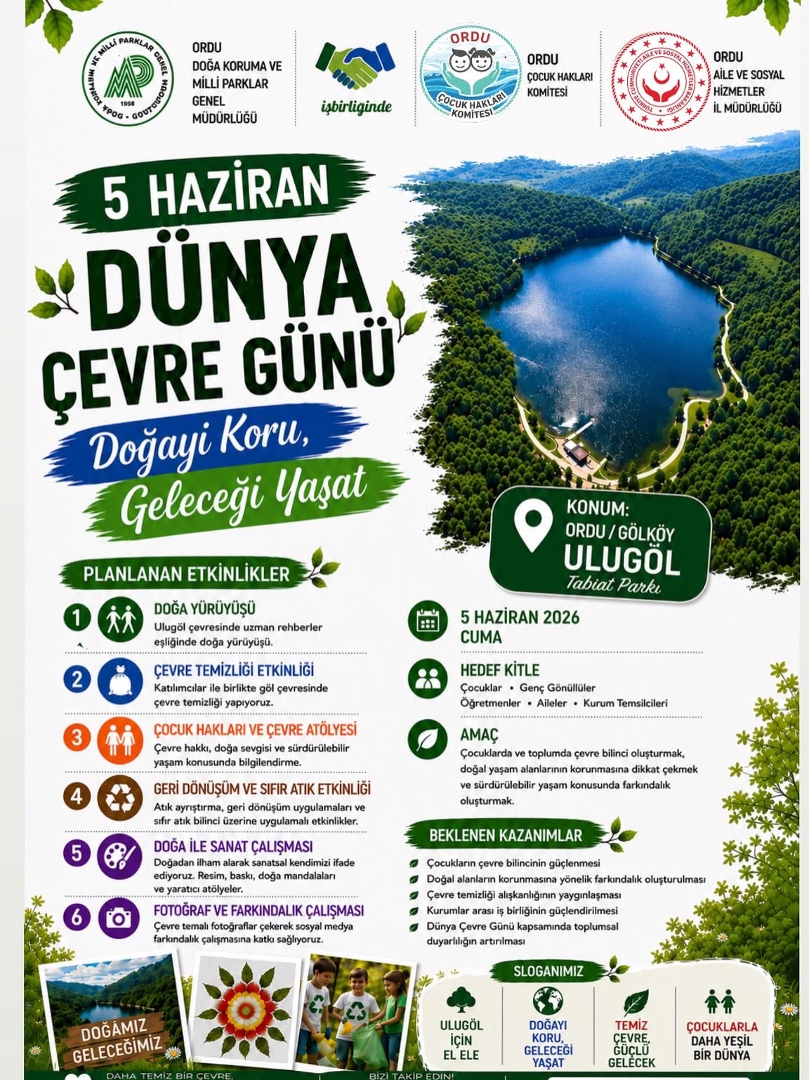 Dünya Çevre Günü’nde Çocuklardan Doğaya Anlamlı Dokunuş