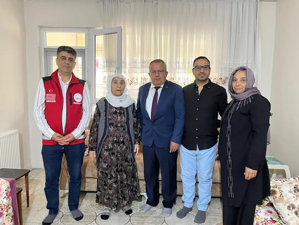 Aziz Şehidimiz Mahmut KURT’un Kıymetli Ailesiyle Bayramlaştık