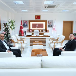 Vali Yardımcımız Sayın Ahmet Korkmaz İl Müdürümüz Sayın Ömer Faruk Ergün’e ziyaret gerçekleştirdi. - fotoğraf 1