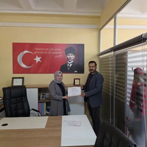 Eruh MYO’dan Sosyal Hizmet Personelimize Teşekkür Belgesi - fotoğraf 3