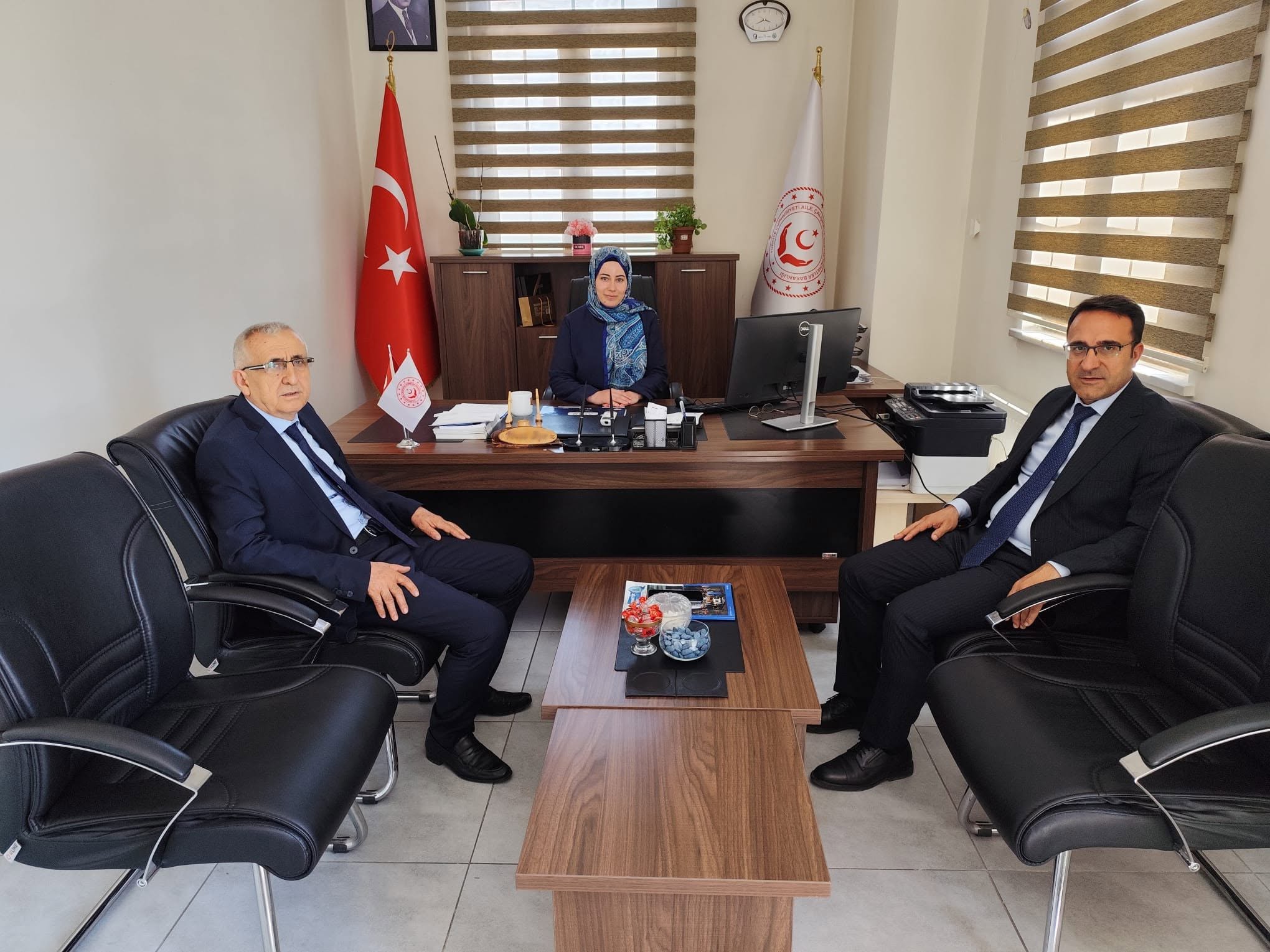 Varto Sosyal Hizmet Merkezi Müdür Yardımcısına Hayırlı Olsun Ziyareti