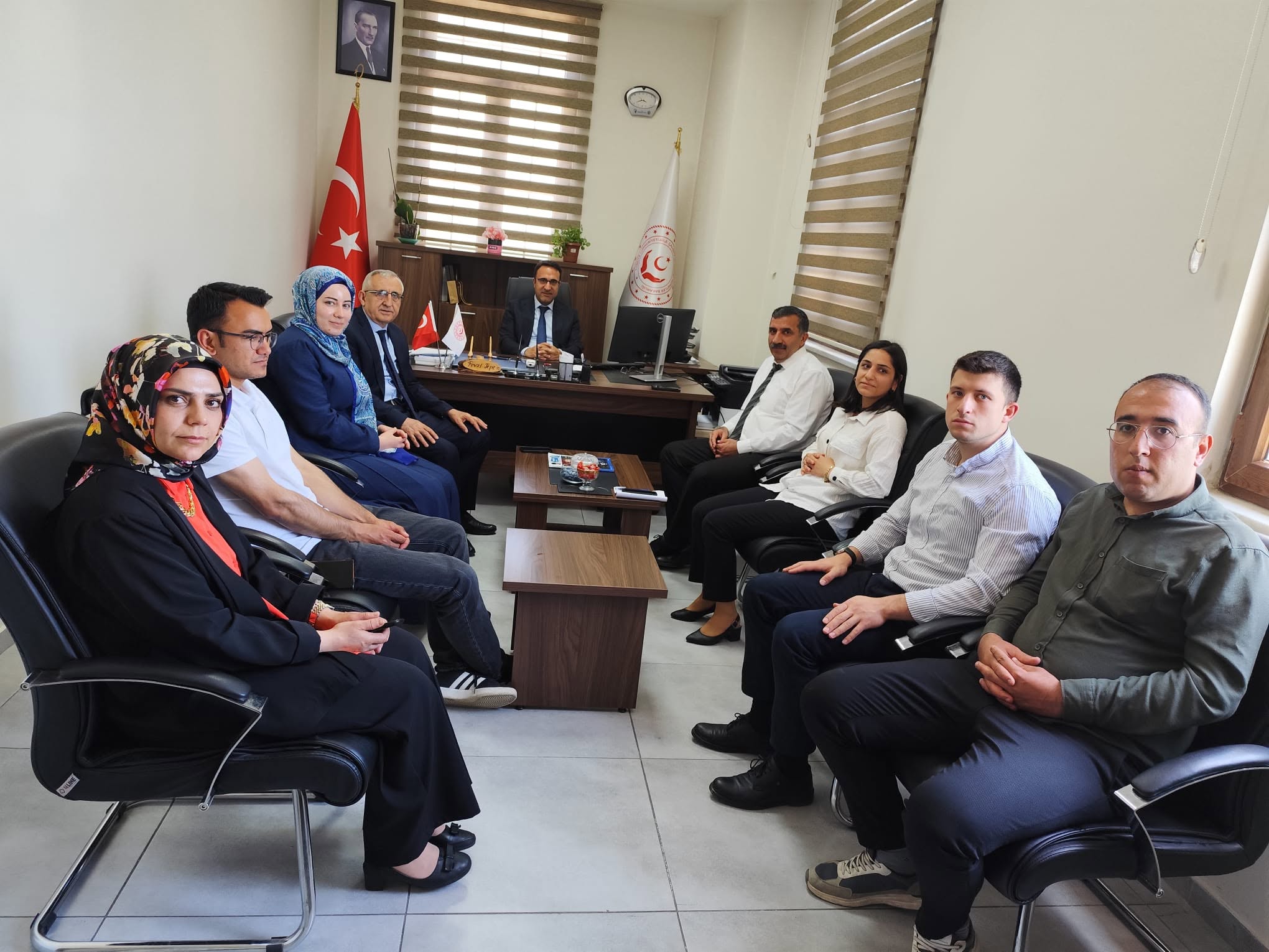 İl Müdürümüz Varto Sosyal Hizmet Merkezi Müdürlüğünde İncelemelerde Bulundu