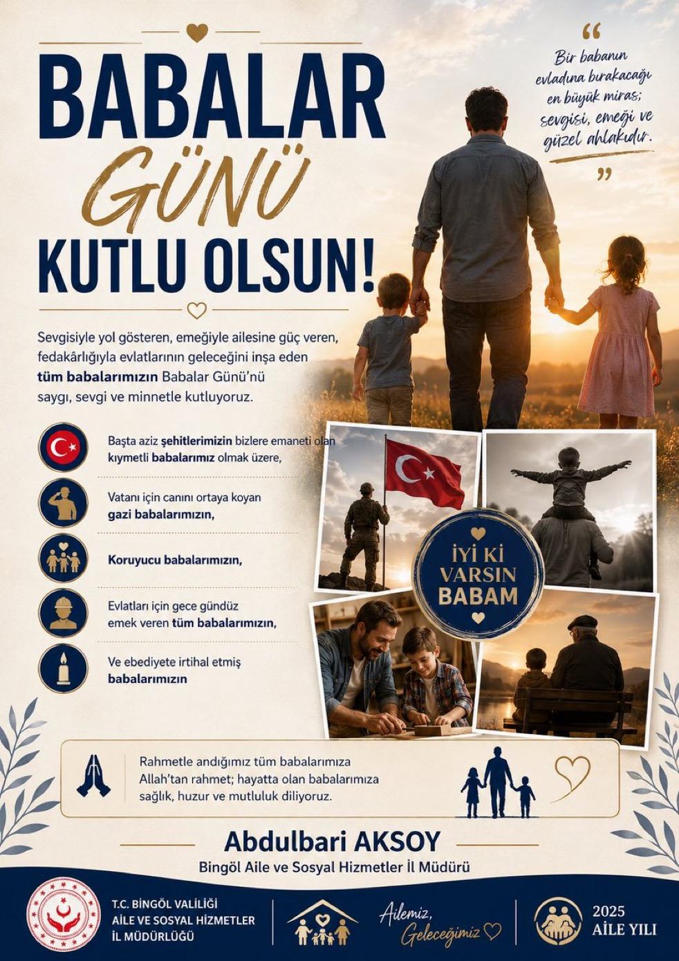 BABALAR GÜNÜ KUTLU OLSUN