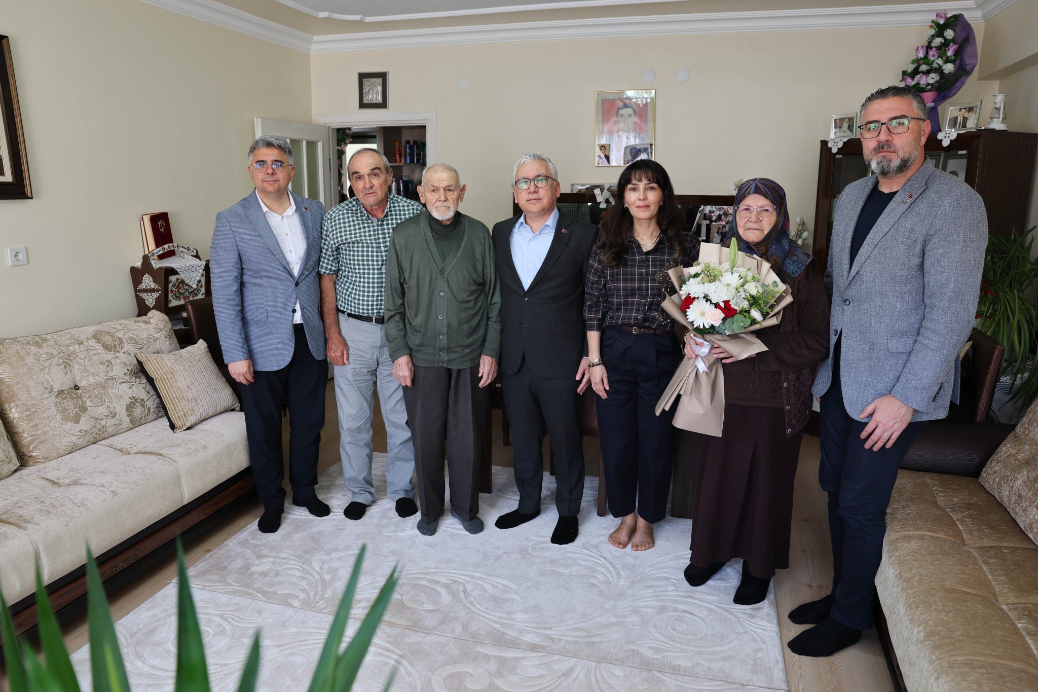 Aziz Şehidimiz Cemalettin Yılmaz’ın Ailesine Babalar Günü Ziyareti